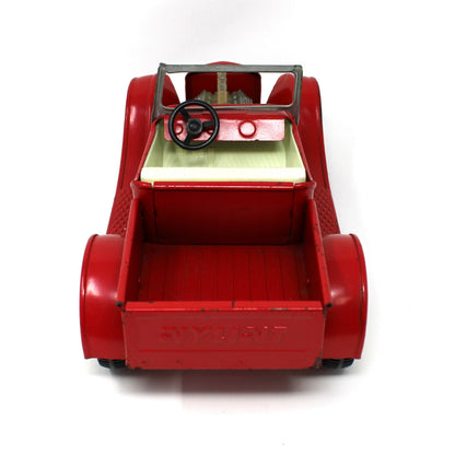 Toy Cars: Nylint Model T Hot Rod Pickup, Red, Pressed Steel, Vintage 1960s