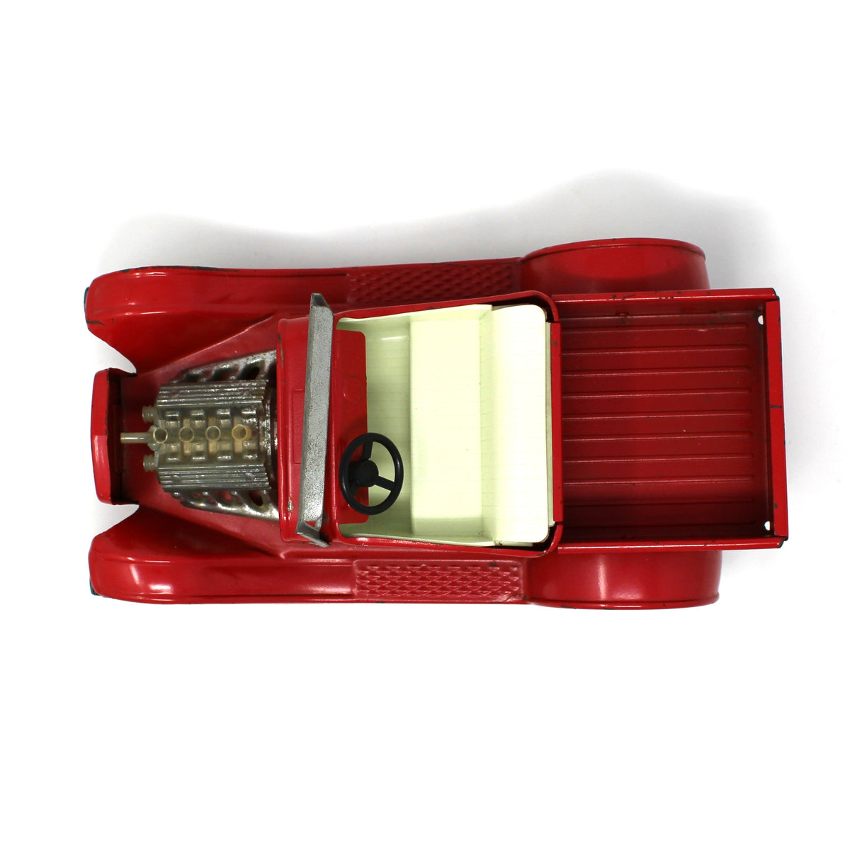 Toy Cars: Nylint Model T Hot Rod Pickup, Red, Pressed Steel, Vintage 1960s