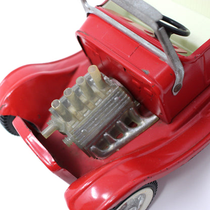 Toy Cars: Nylint Model T Hot Rod Pickup, Red, Pressed Steel, Vintage 1960s