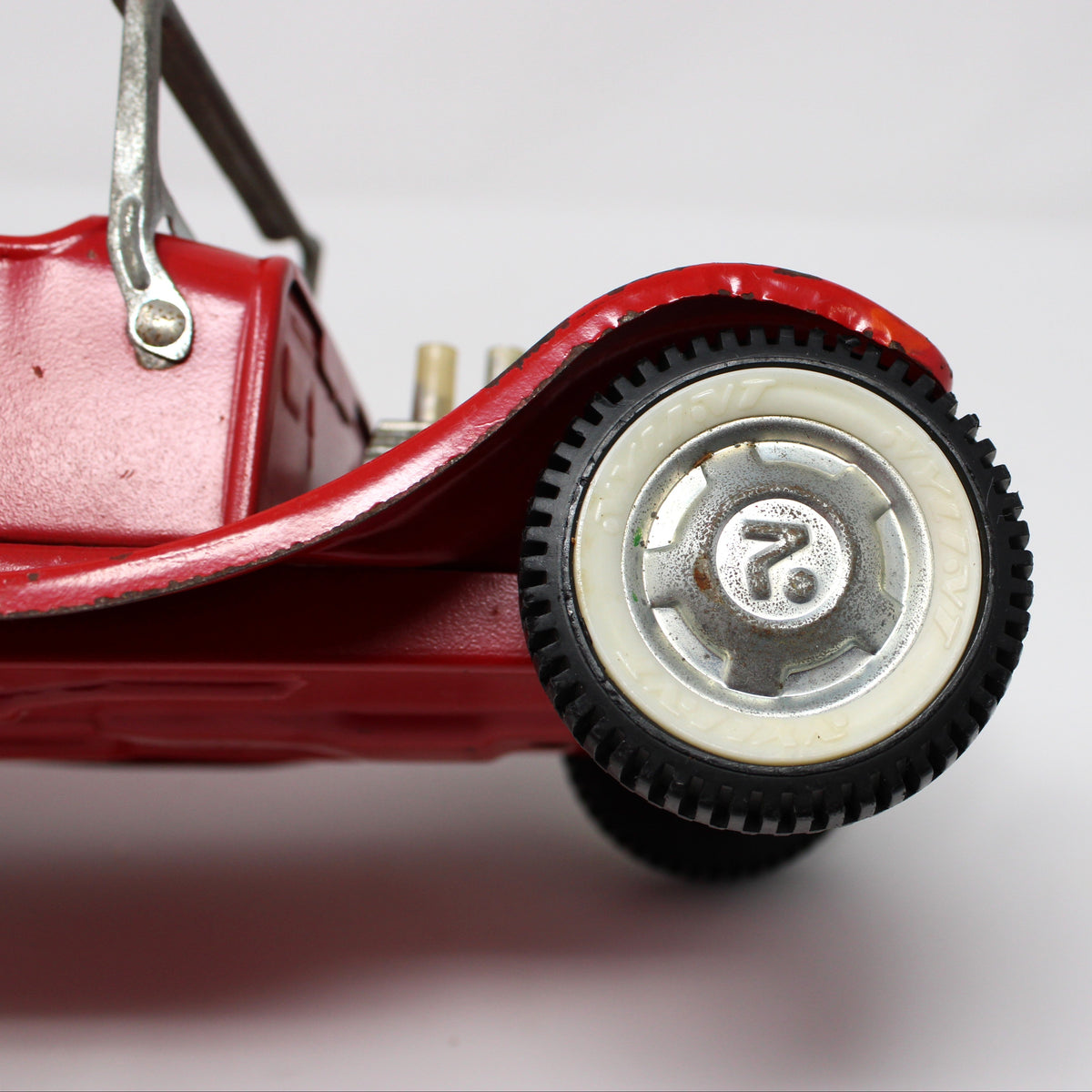Toy Cars: Nylint Model T Hot Rod Pickup, Red, Pressed Steel, Vintage 1960s