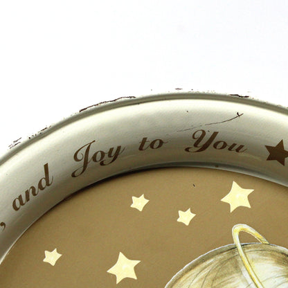 Tray, Ruth Morehead, Three Angels Praying, Peace Love & Joy to You, Oval Serving Tray, Vintage, 1990's