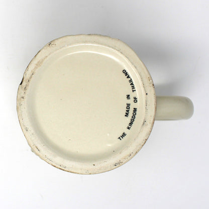 Beer Mug: Super Bowl XXXI Packers vs Patriots, NFL 3D Raised Relief, Thailand, 1997