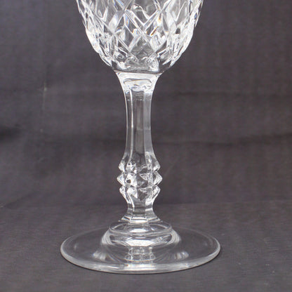 Wine Glasses: Claret, Royal Crystal Rock Linea Medici, Set of 2, Italy, Vintage 1985