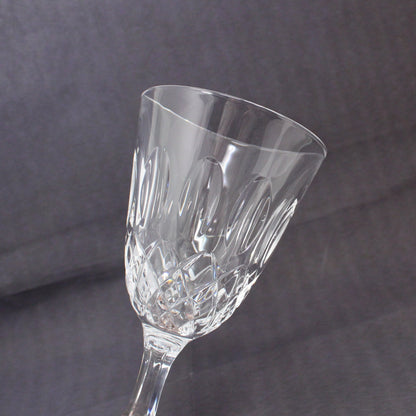 Wine Glasses: Claret, Royal Crystal Rock Linea Medici, Set of 2, Italy, Vintage 1985