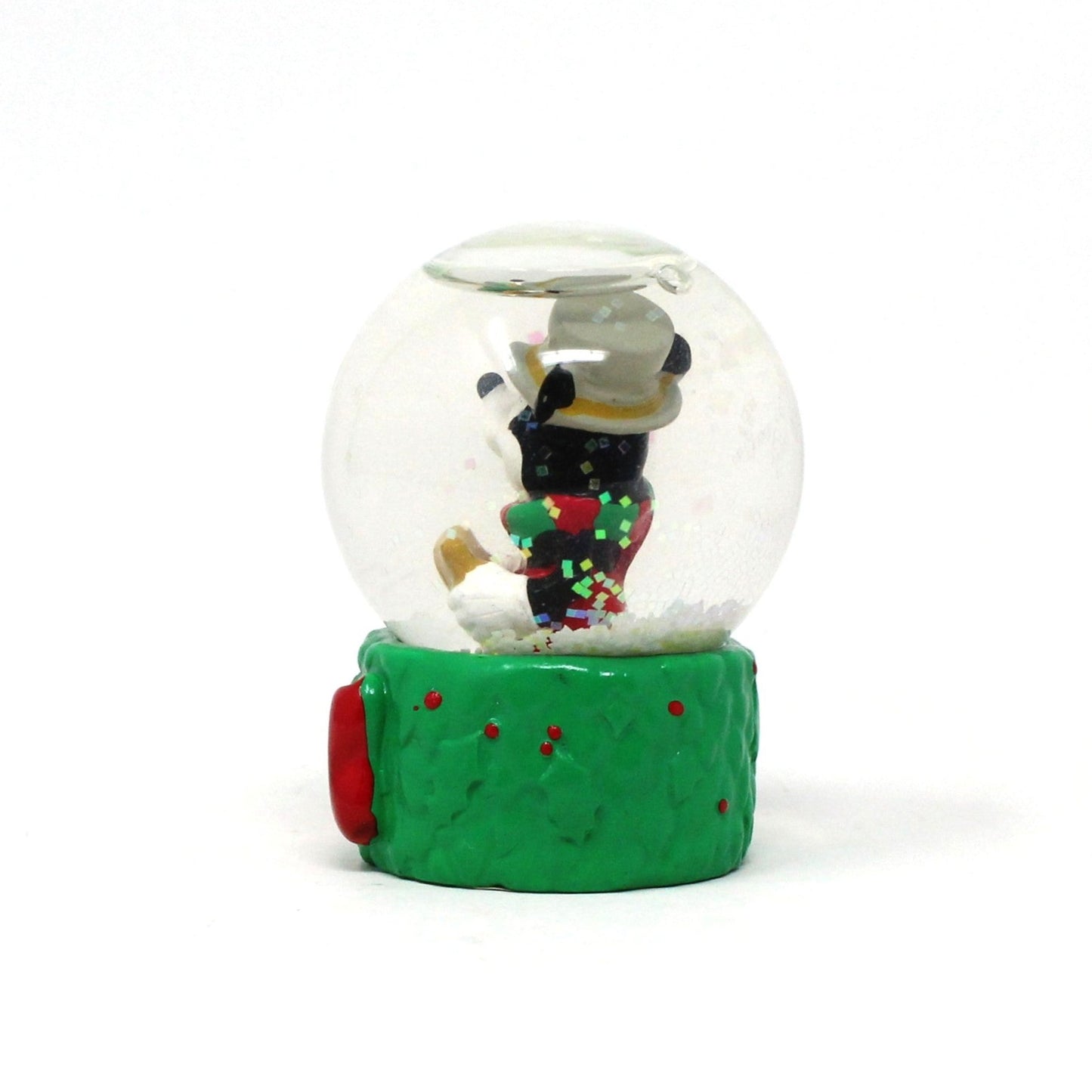 Snowglobe, Disney, Mickey Mouse Caroling with Songbook, Mini Christmas Snow Globe, JC Penney 2005
