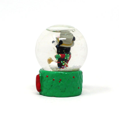 Snowglobe, Disney, Mickey Mouse Caroling with Songbook, Mini Christmas Snow Globe, JC Penney 2005