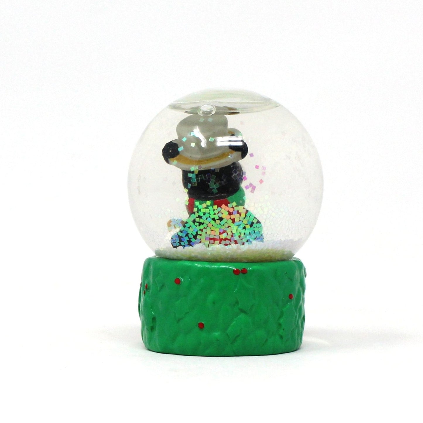 Snowglobe, Disney, Mickey Mouse Caroling with Songbook, Mini Christmas Snow Globe, JC Penney 2005
