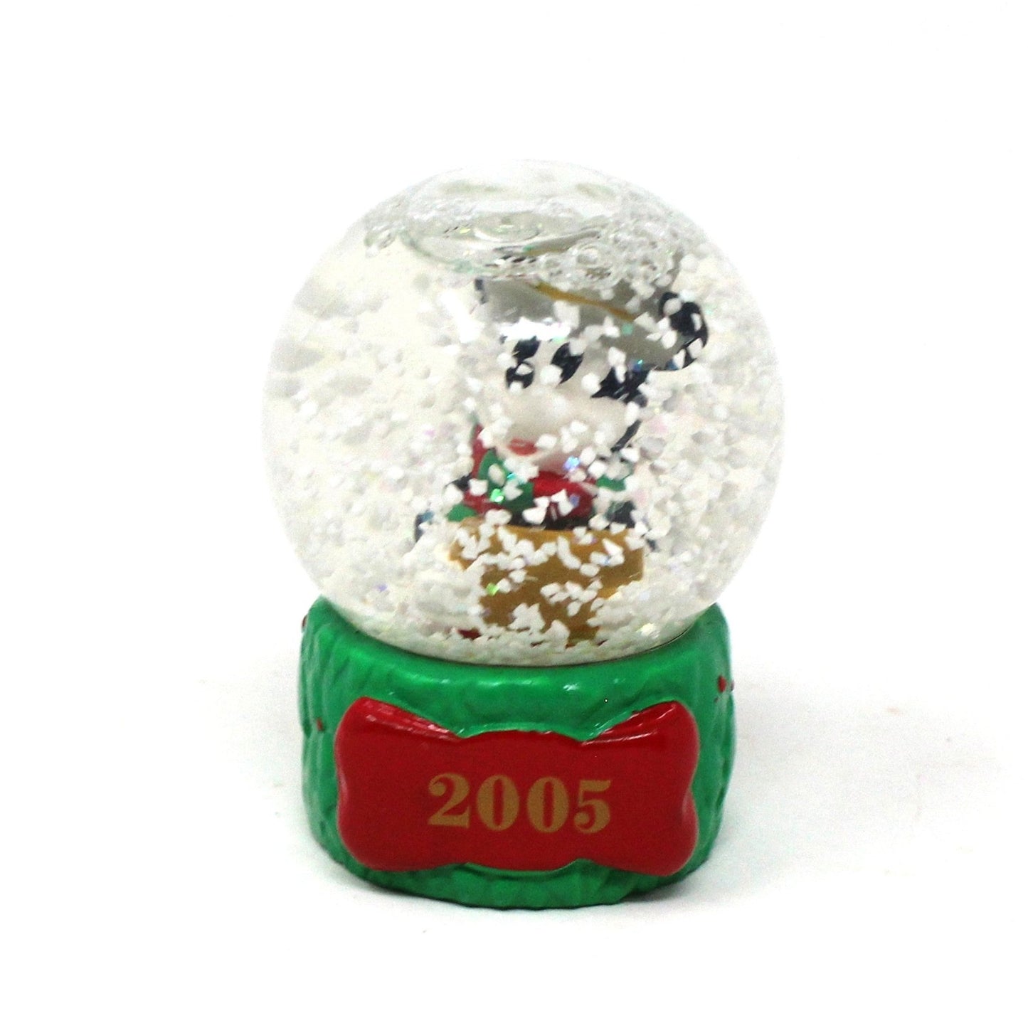 Snowglobe, Disney, Mickey Mouse Caroling with Songbook, Mini Christmas Snow Globe, JC Penney 2005
