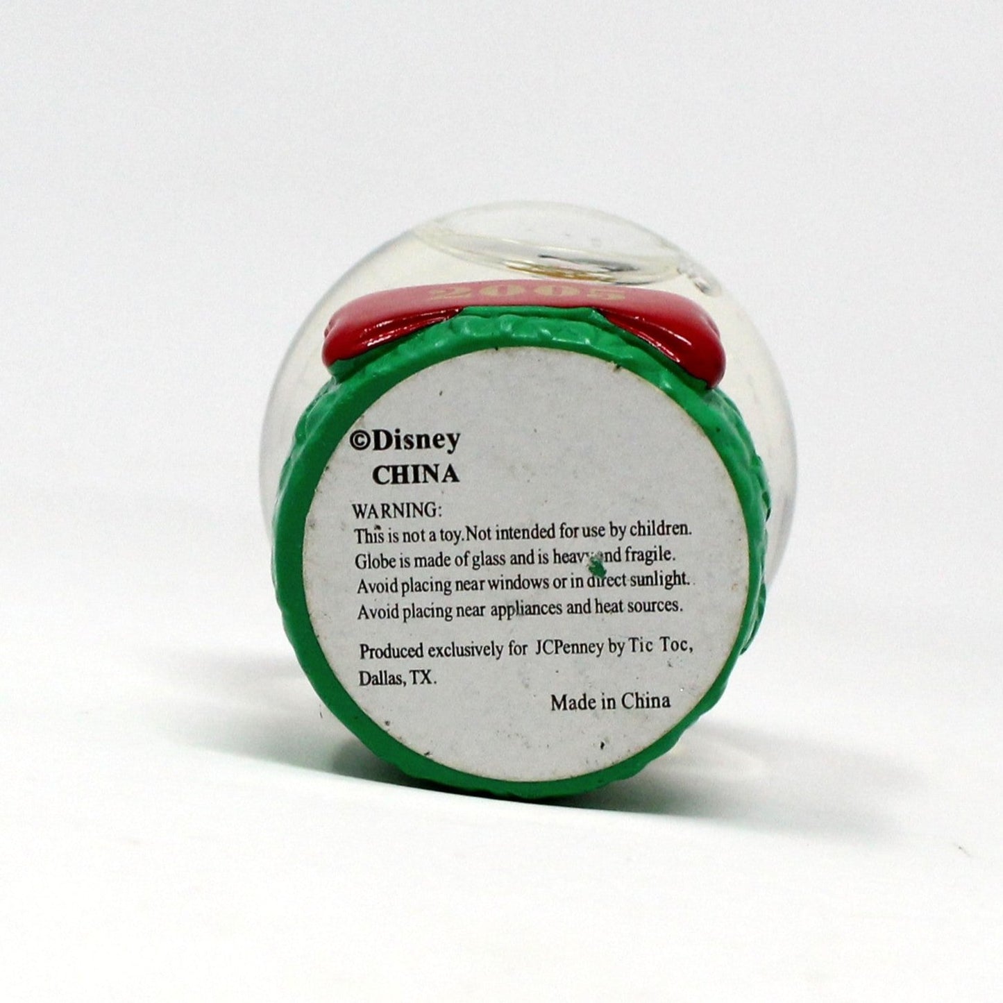 Snowglobe, Disney, Mickey Mouse Caroling with Songbook, Mini Christmas Snow Globe, JC Penney 2005