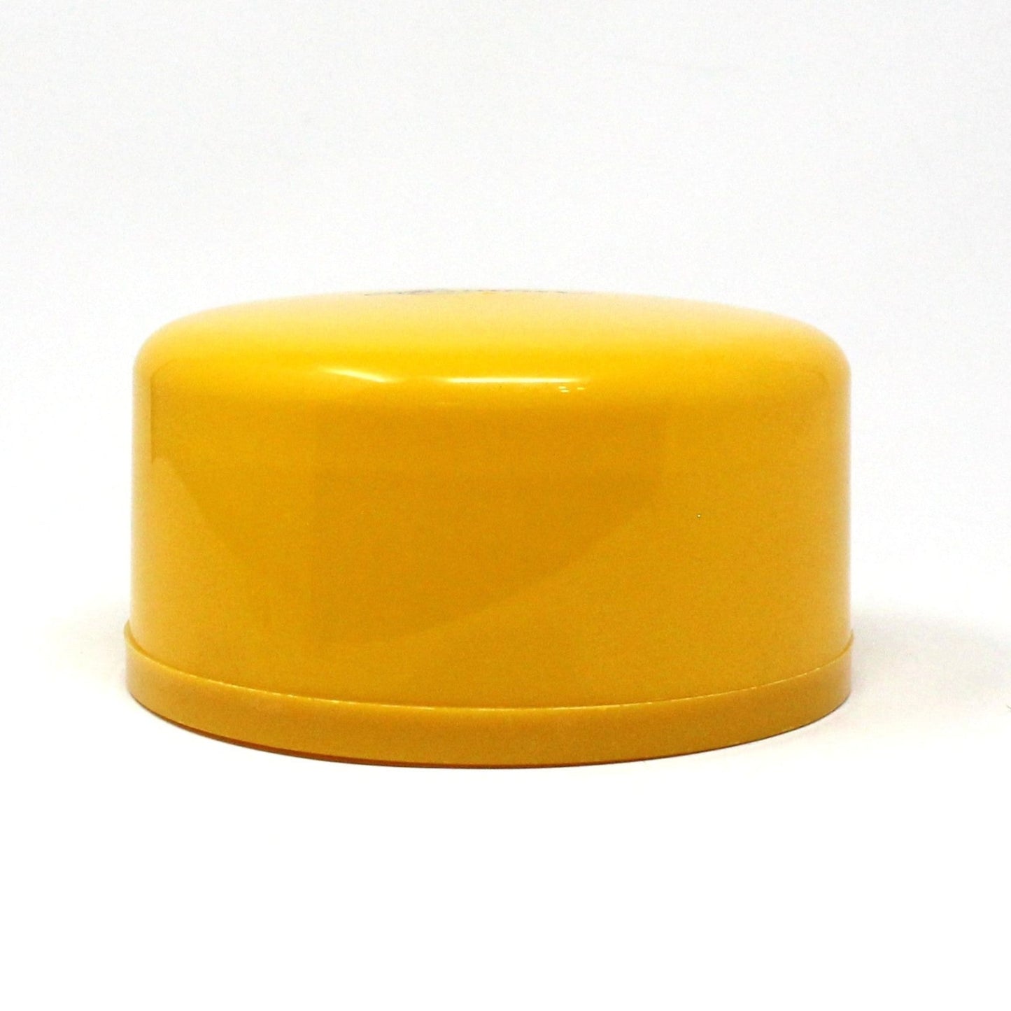 Box, Dusting Powder Box, Lanatur, Yellow Plastic, Vintage, 1970's