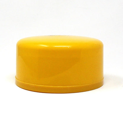 Box, Dusting Powder Box, Lanatur, Yellow Plastic, Vintage, 1970's