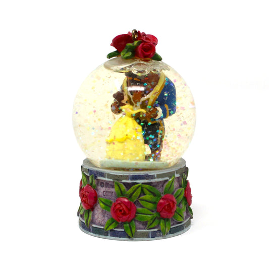Snowglobe, Disney, Beauty and the Beast, Mini Snow Globe, Vintage, 1993