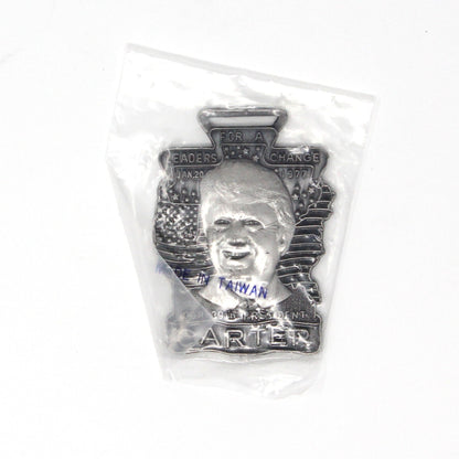 Pendant, Watch Fob, Jimmy Carter Presidential Inaugural Collectible, Vintage, 1977