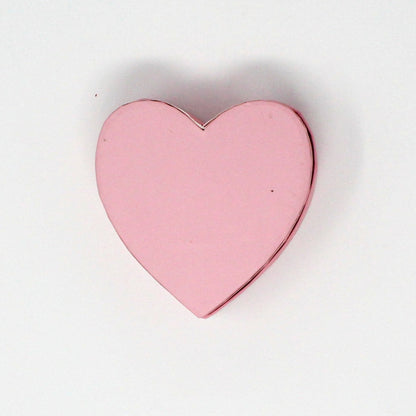 Box, Gift Box / Candy Box, Valentine Heart Shaped with Decorative MLP Die-Cut & Embossed Florals, Vintage, 1970's