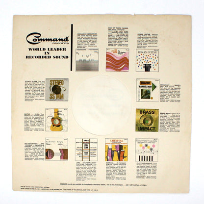 Record Album, Tony Mottola, Romantic Guitar, Gatefold Cover, 1963, Vintage Vinyl, USED, VG+, SOLD