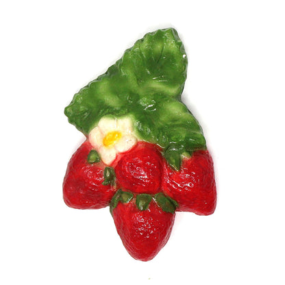 Chalkware, Fruits, Hand Painted Ceramic, Vintage Kitchen Decor, Sold Separately, 1950's