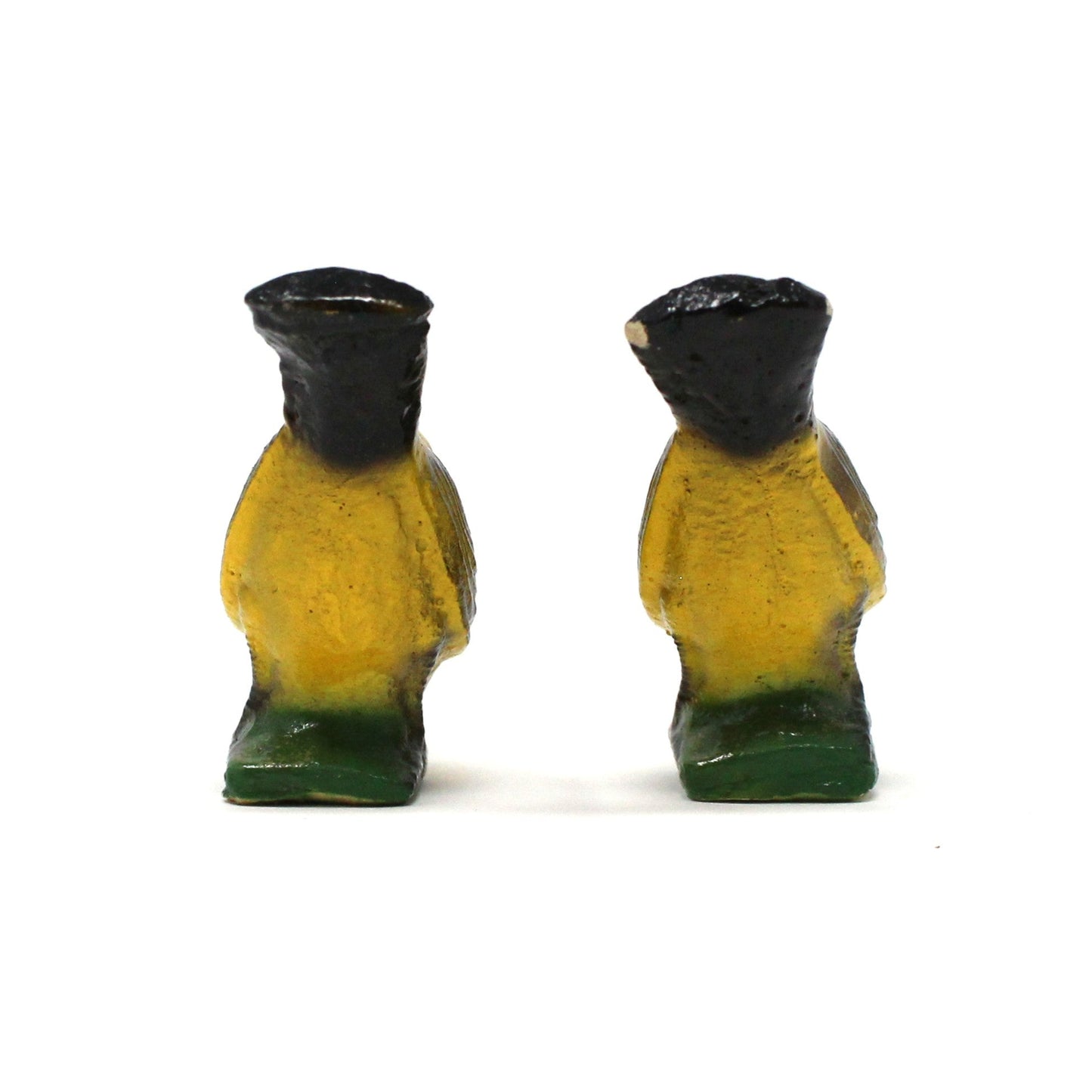 Chalkware, Birds, Carnival Chalkware Figurines, Set of 2, Vintage, 1930's