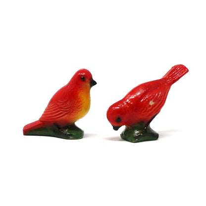 Chalkware, Birds, Carnival Chalkware Figurines, Set of 2, Vintage, 1930's