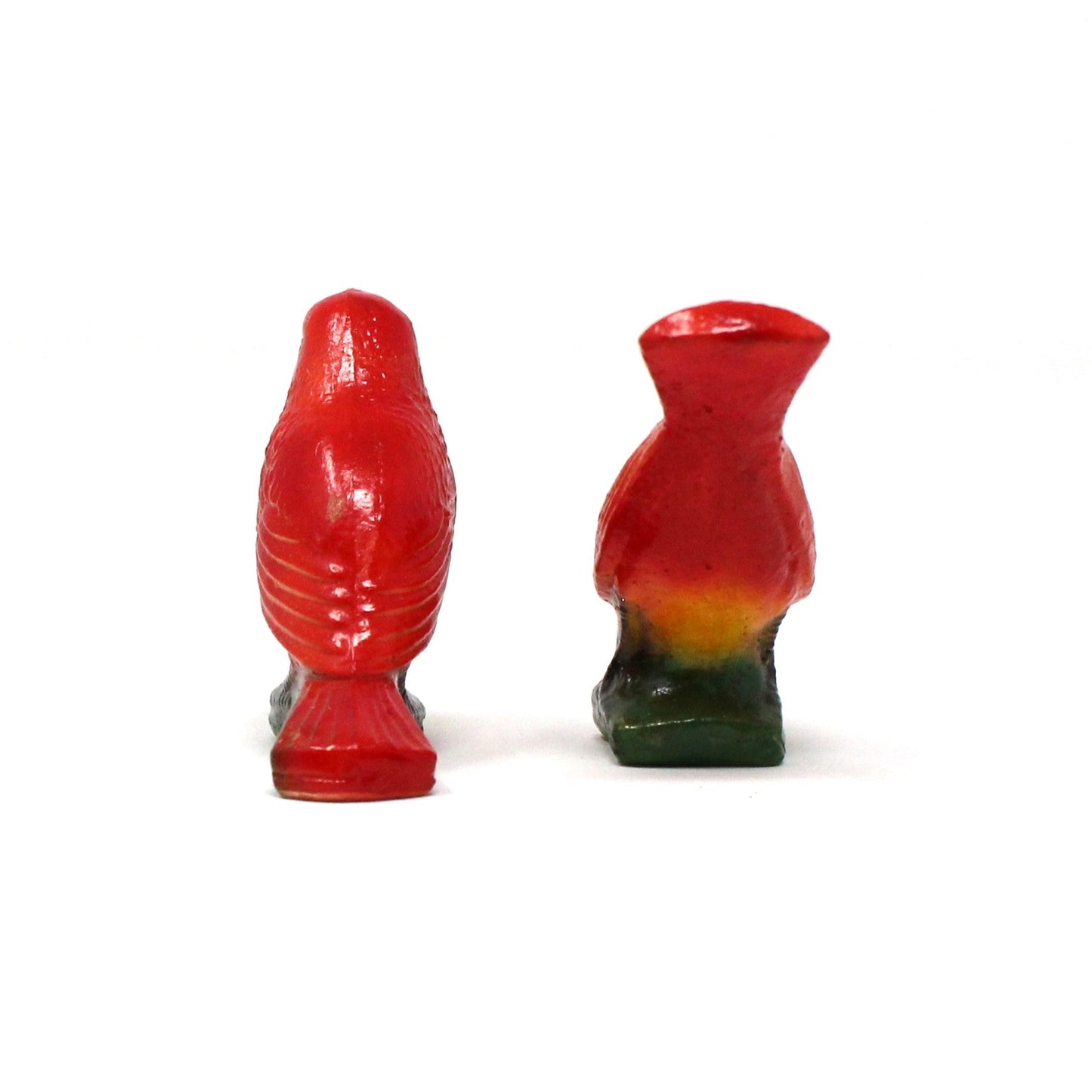 Chalkware, Birds, Carnival Chalkware Figurines, Set of 2, Vintage, 1930's