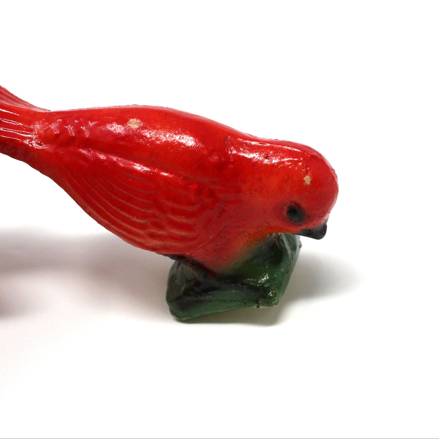 Chalkware, Birds, Carnival Chalkware Figurines, Set of 2, Vintage, 1930's