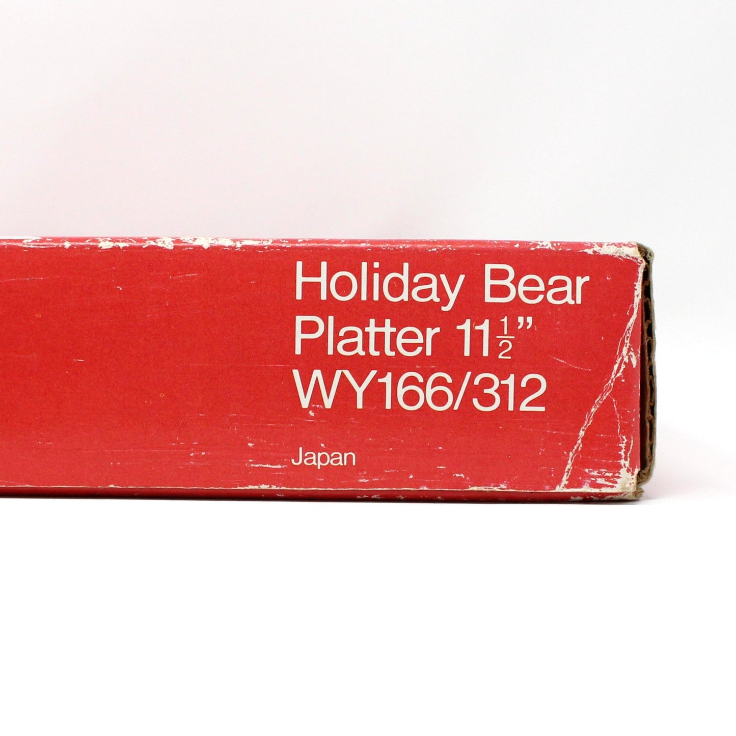 Platter, Mikasa, Holiday Bear, Christmas Bear Shaped Serving Platter / Sandwich Tray, Vintage, 1990's