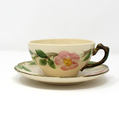 Dinnerware, Franciscan, Desert Rose, Individual Place Setting, 6 Pcs, Vintage USA, 1960's