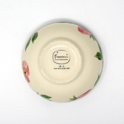 Bowls, Oatmeal / Cereal Bowl, Franciscan, Desert Rose, Vintage USA, 1970's