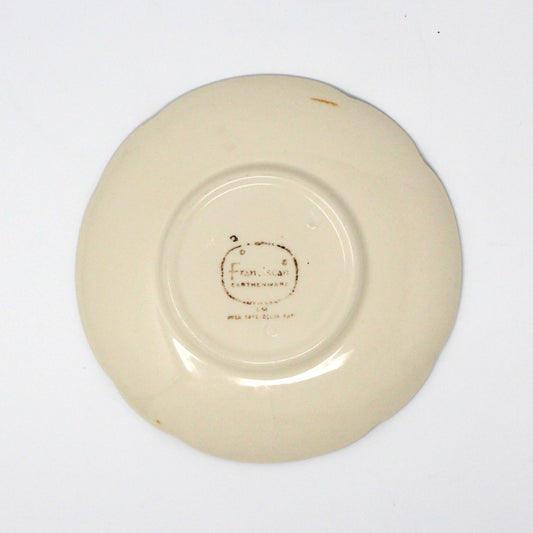 Saucer, Franciscan, Desert Rose, Vintage USA, 1960's