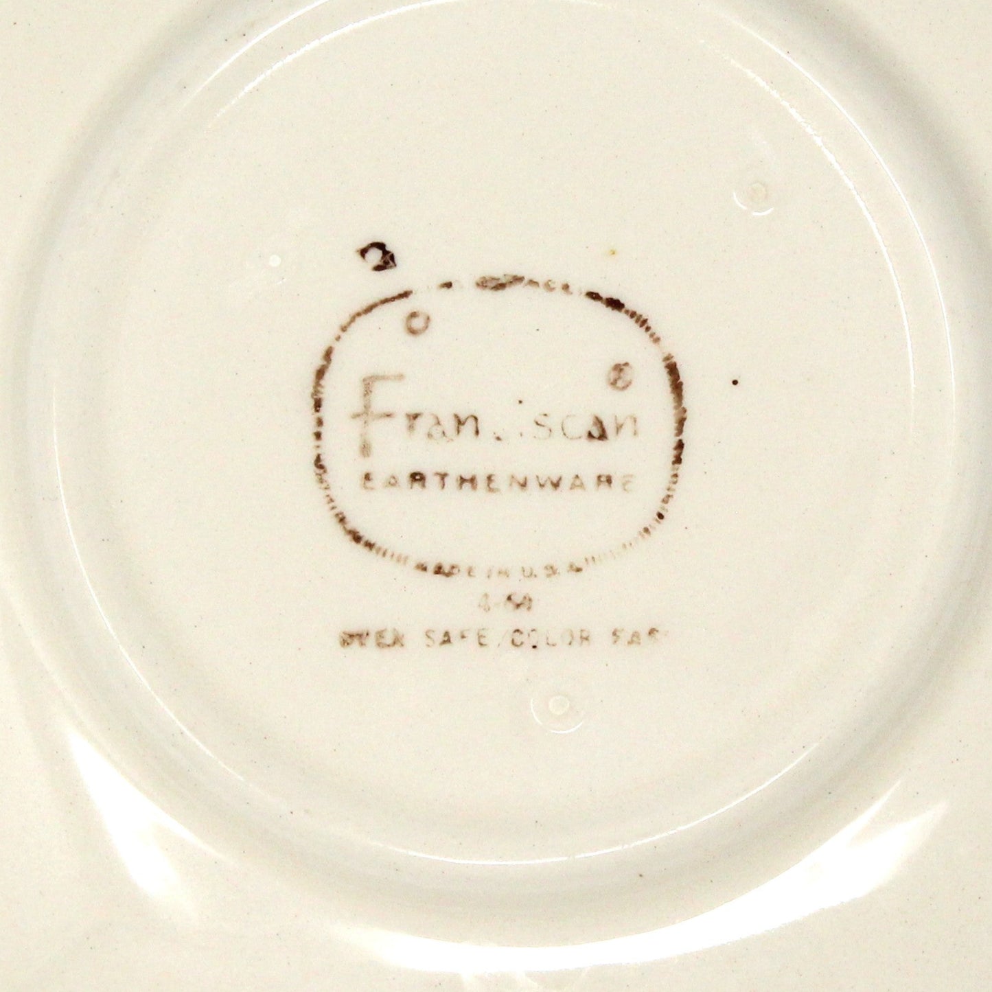 Saucer, Franciscan, Desert Rose, Vintage USA, 1960's