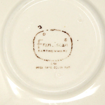 Saucer, Franciscan, Desert Rose, Vintage USA, 1960's