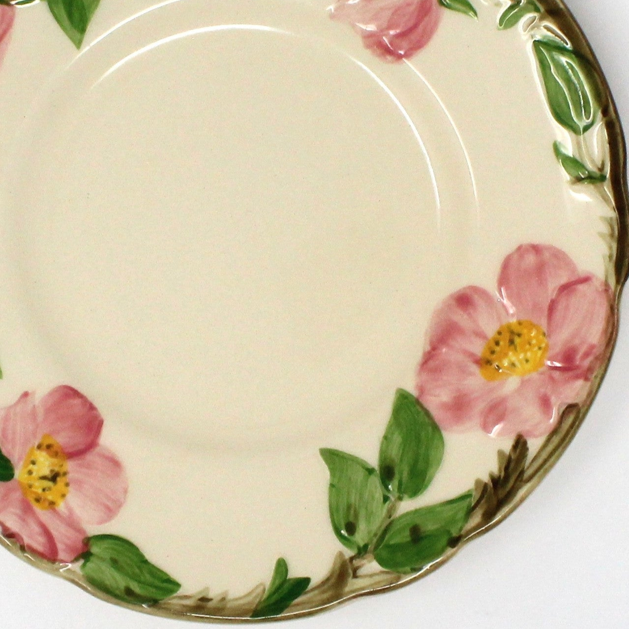 Bread & Butter Plates, Franciscan, Desert Rose, Hand-Painted Earthenware, Gladding McBean, USA, Vintage 1960s