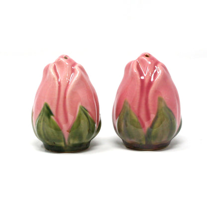 Salt and Pepper Shakers, Franciscan, Desert Rose, Vintage USA, 1950's
