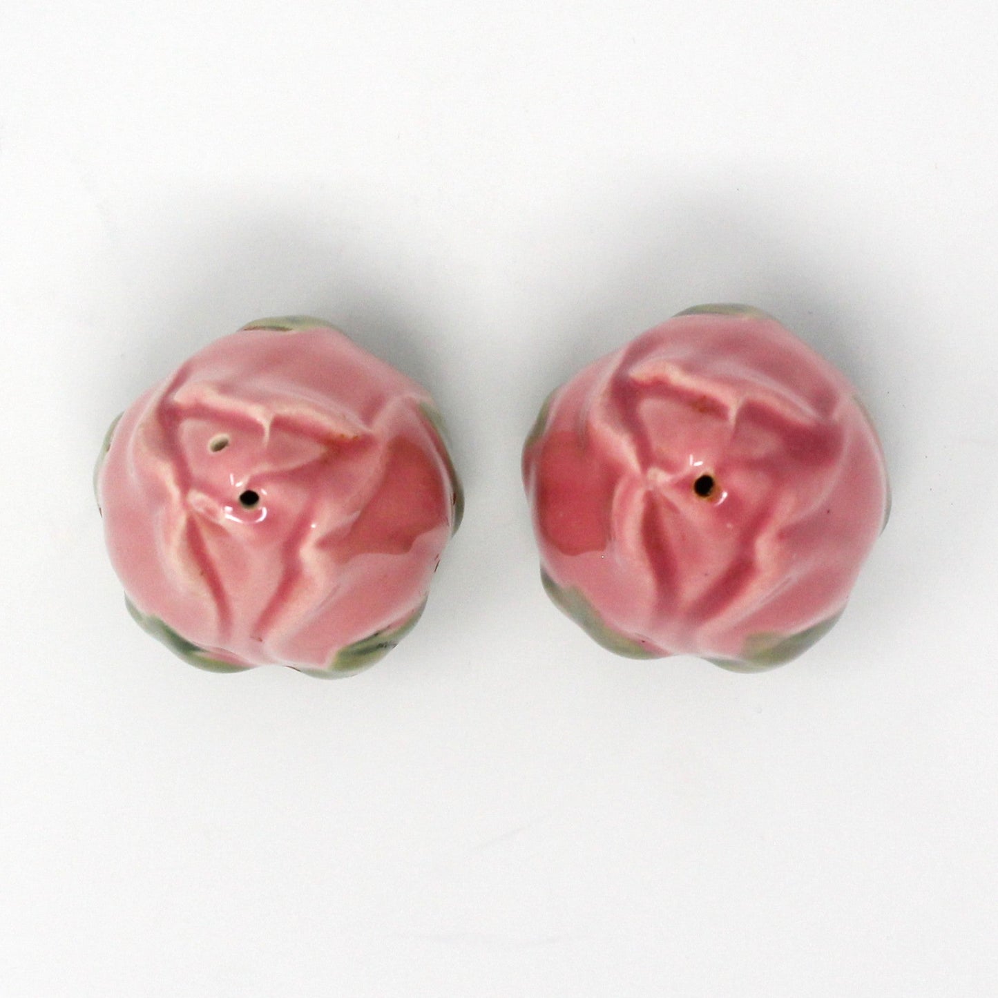 Salt and Pepper Shakers, Franciscan, Desert Rose, Vintage USA, 1950's