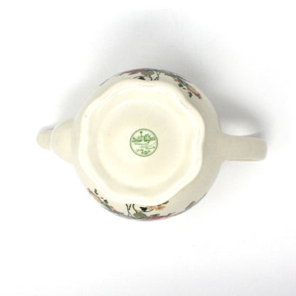 Teapot, Floral, Bloom Where You Are Planted, Martha Vaughn Lily Creek Collection, Pink Roses, 2000's