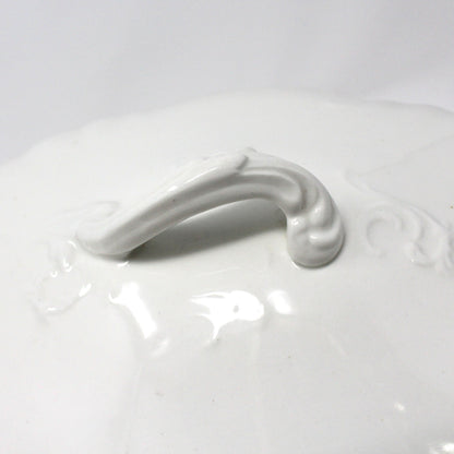 Covered Vegetable Bowl, English Ironstone, Maddock & Sons, Antique Covered Casserole, 1800's
