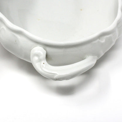 Covered Vegetable Bowl, English Ironstone, Maddock & Sons, Antique Covered Casserole, 1800's