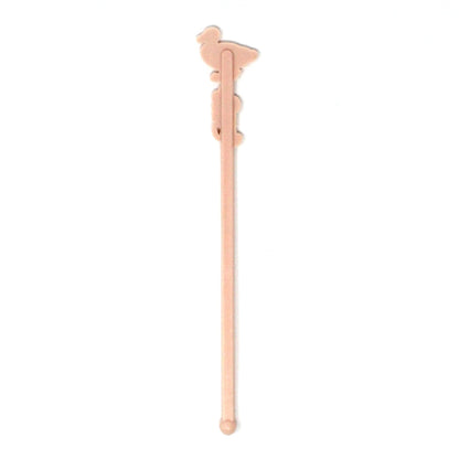 Cocktail Drink Stirrers - Swizzle Sticks / Spoons, The Peabody Hotel, Memphis, TN, Pink Duck, Vintage, 1960's