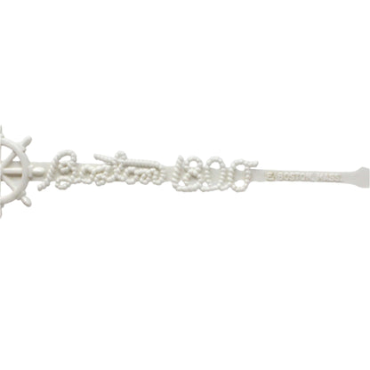 Cocktail Drink Stirrers - Swizzle Sticks / Spoons, Boston 1800 Club, Mass., White Helm, RARE, Vintage, 1950's