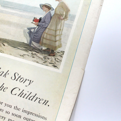 Advertisement, Eastman Kodak, 1916, Original Magazine Ad, ...Story of the Children, Antique TRIMMED