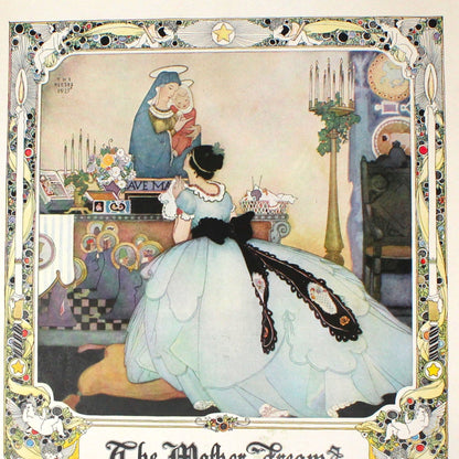 Magazine Page, 1915, "The Mother - Dream", Poem by May Stanley, Original Magazine Page, Antique Extremely RARE