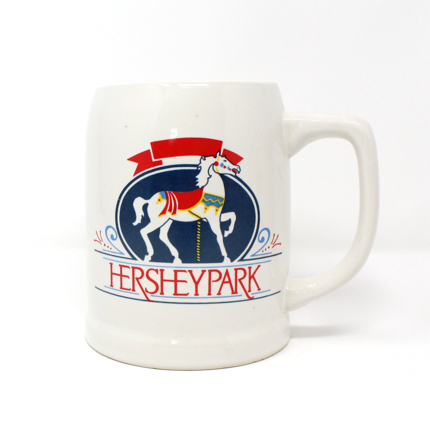 Beer Mug, Hershey Park Carousel Horse, Beer Stein, Ceramic, Vintage