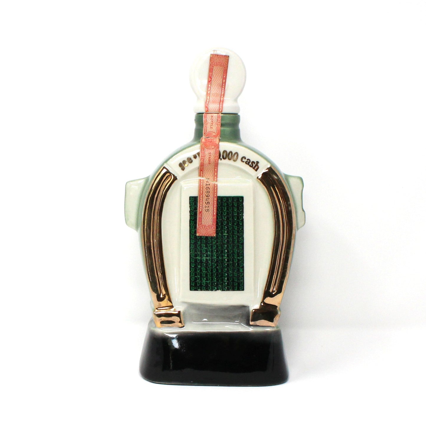 Decanter with Stopper, Jim Beam, Binion's Horseshoe Hotel & Casino, Las Vegas, NV, Vintage 1970