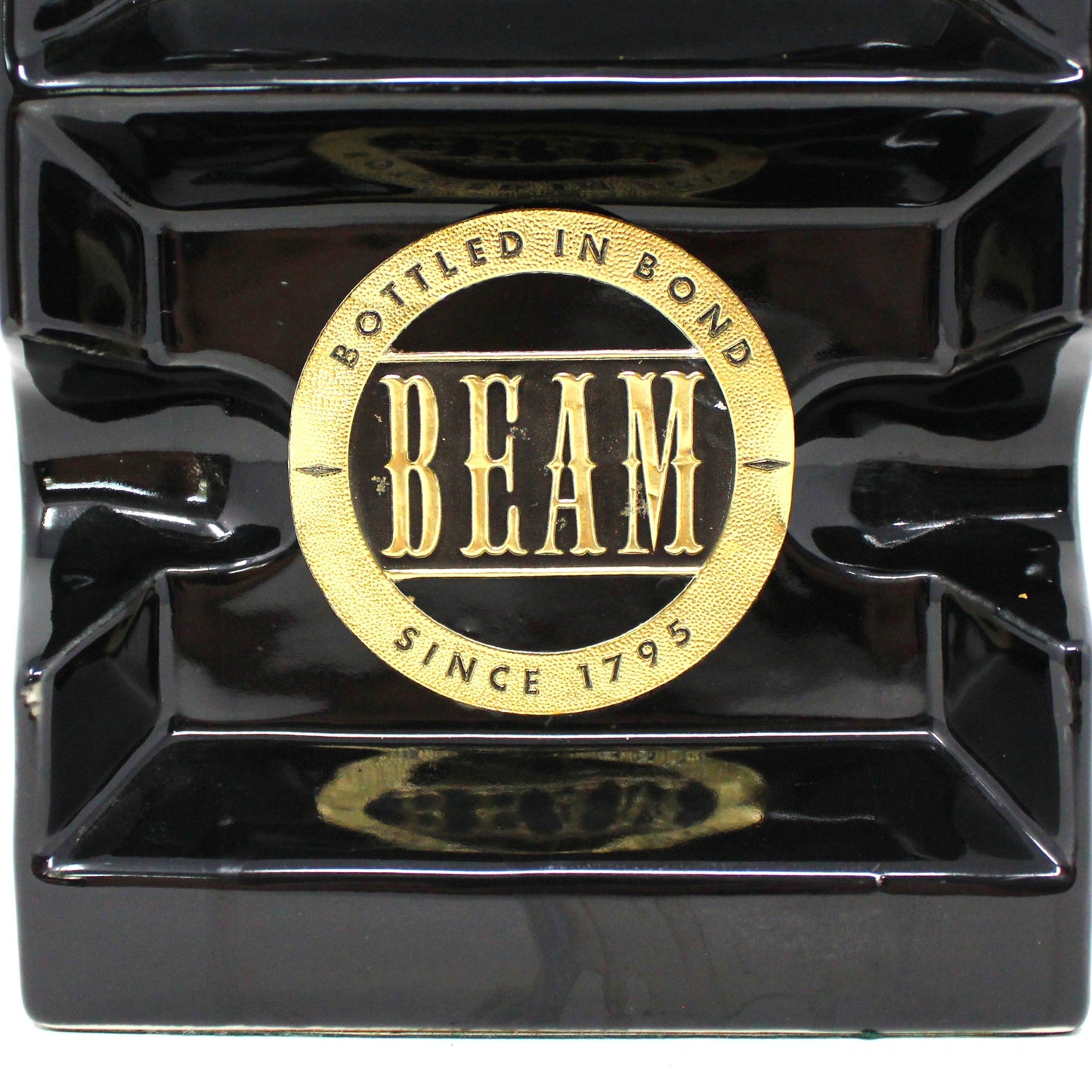 Decanter with Stopper, Jim Beam, Playing Cards Holder / Ashtray Collectible, RARE, Vintage 1957