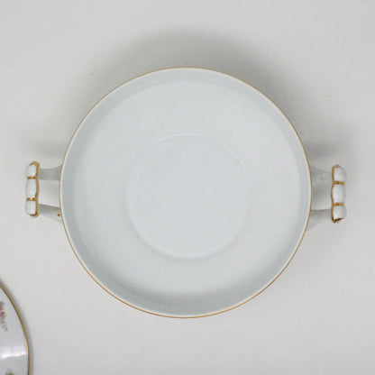 Covered Vegetable Bowl, RC Royal Crockery, Noritake, Bone China, Vintage