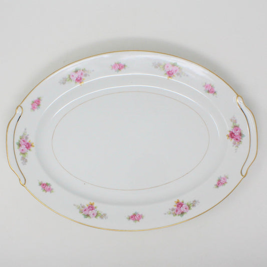 Serving Platter, RC Royal Crocker, Noritake, Bone China, Vintage 14"