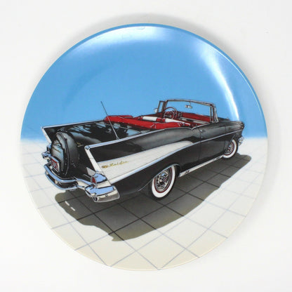 Decorative Plate, Dream Machines by Delphi, Mid Century Cars, 1957 Bel Air, Vintage, 1989