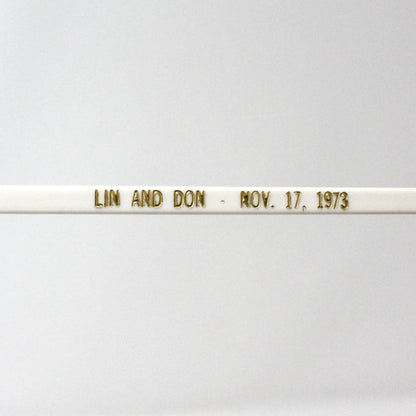 Cocktail Drink Stirrers - Swizzle Sticks / Spoons, Bride and Groom, Bridal, Wedding, Vintage
