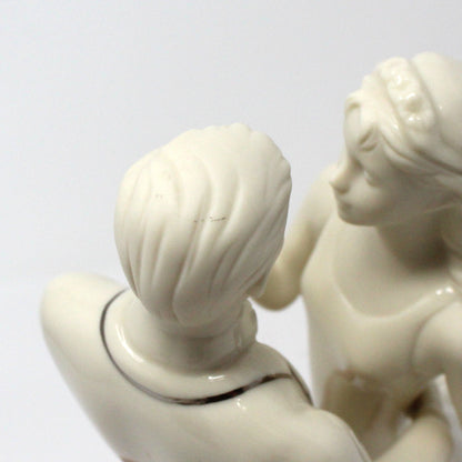 Figurine, Lenox, Wedding Promises Collection, Bride & Groom Porcelain Figurine, First Dance Cake Topper, Vintage, 8.5"