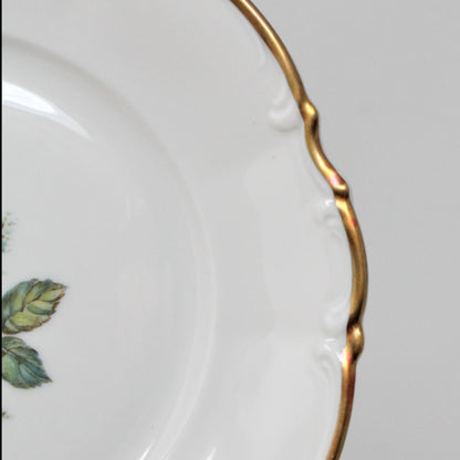 Bread & Butter Plate, Hutschenreuther, The Dundee, Pink Rose, Bavaria, Germany, Vintage