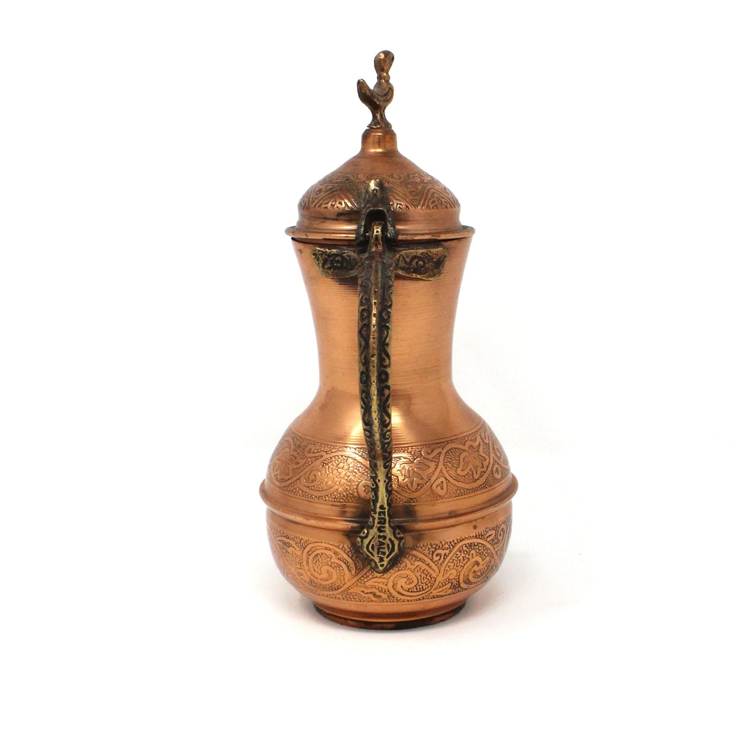 Coffee Pot, Middle Eastern Dallah, Copper and Brass, Arabic Coffee Pot, Vintage